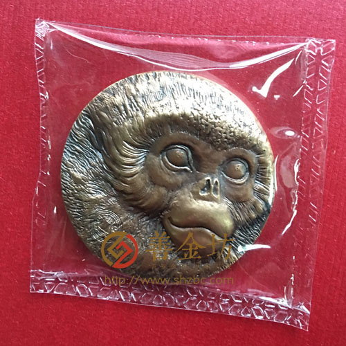 灵猴献瑞纪念币图片
